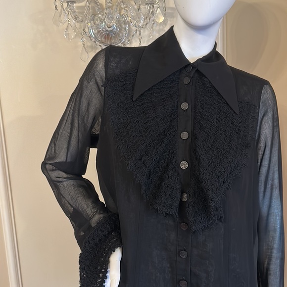 Chloe’ Mini Dress Made in France for BERGDOORF GOODMAN Size L - Picture 6 of 16